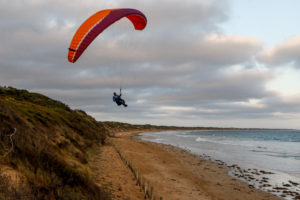 Soaringspass an der Düne.