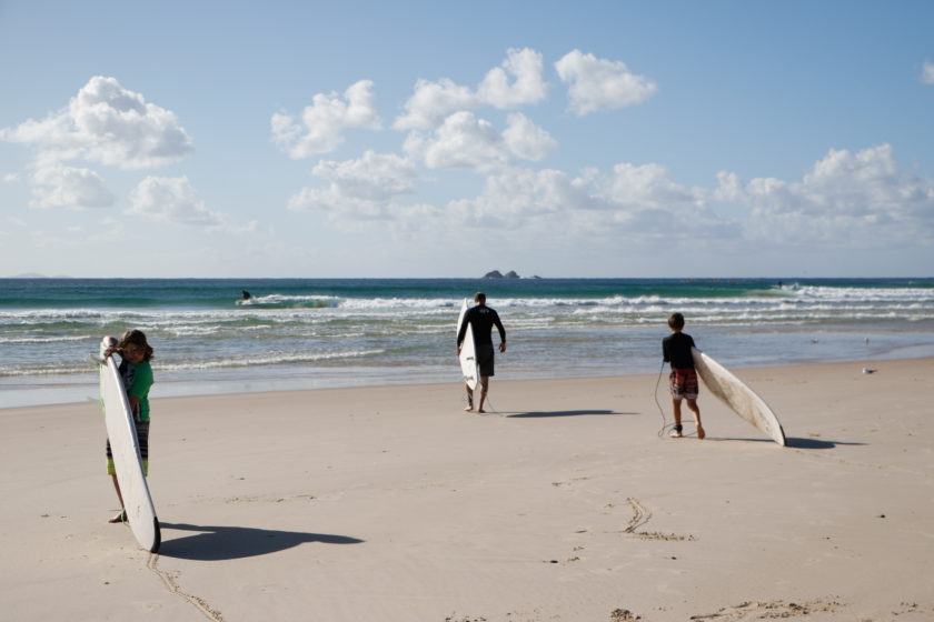 Surfen in Byron Bay