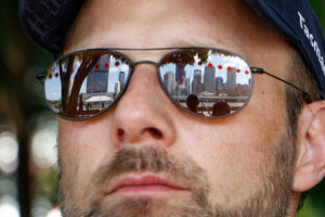 Der Blick auf den CBD.