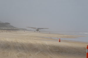 Flieger am Strand